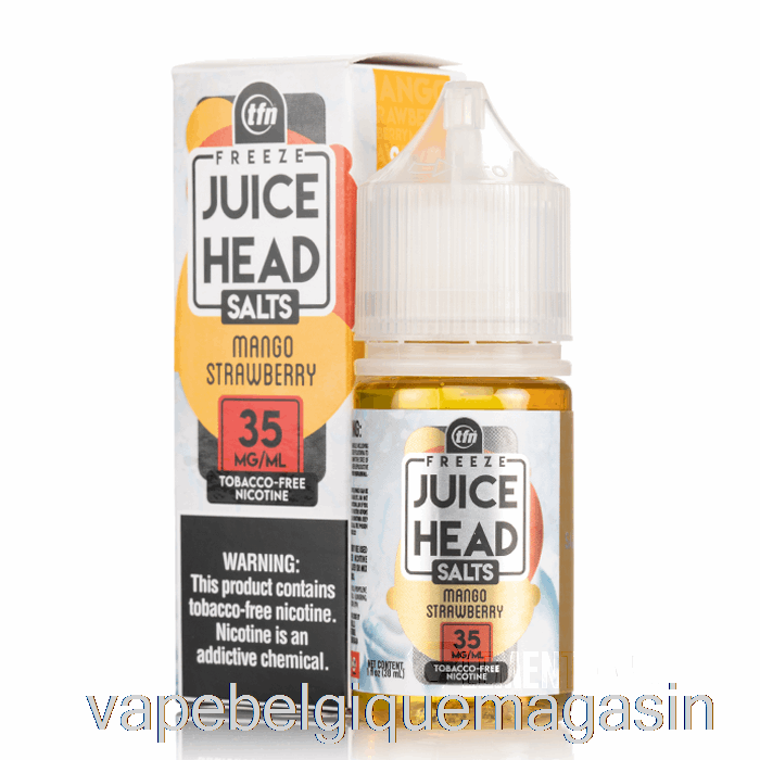 Vape Juice Freeze Mangue Fraise - Sels De Tête De Jus - 30ml 35mg